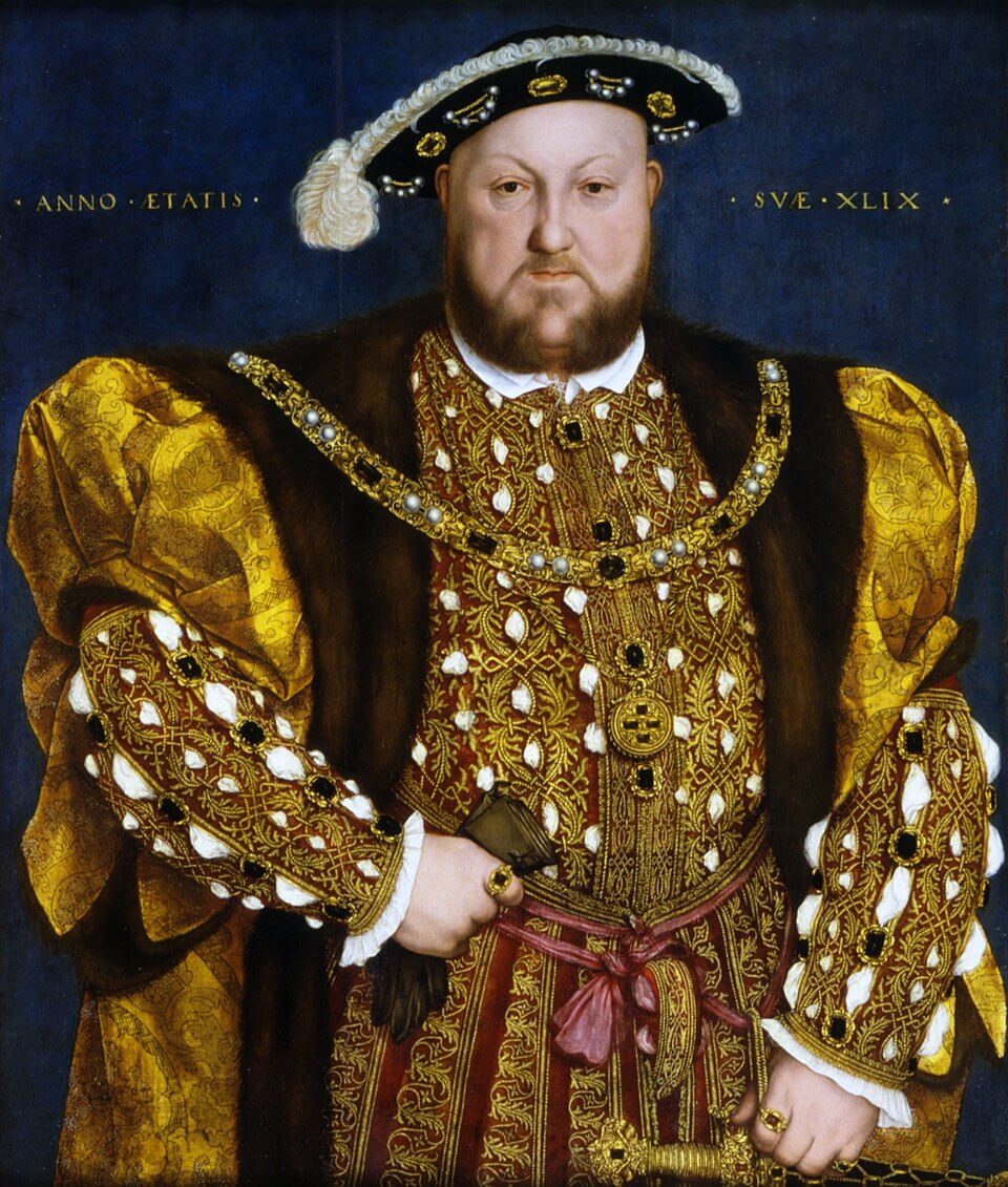 Enrique VIII pintado por Holtein