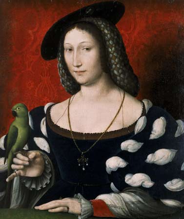 Los hugonotes: Margarita de Valois pintada por Jean Clouet