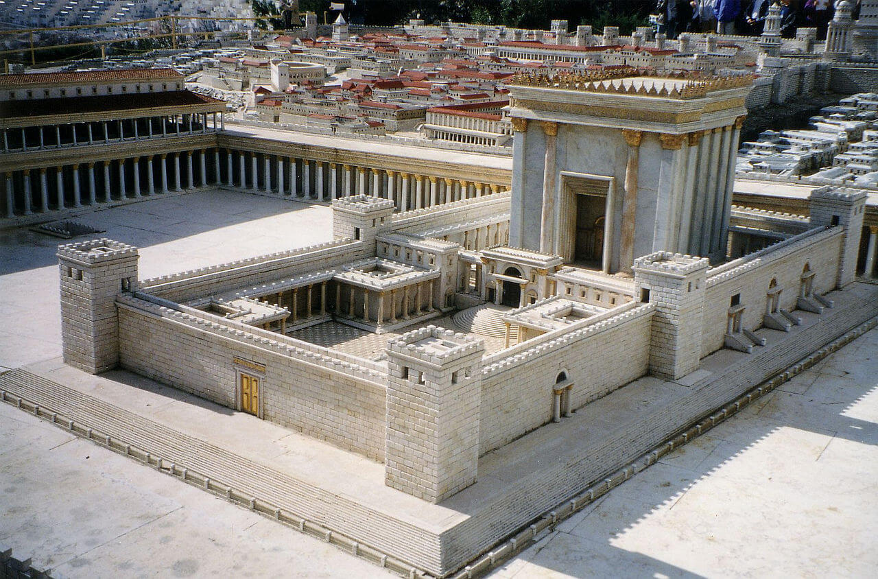 Maqueta del Templo de Salomón en Jerusalén