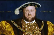 Enrique VII de Inglaterra pintado por Holbein